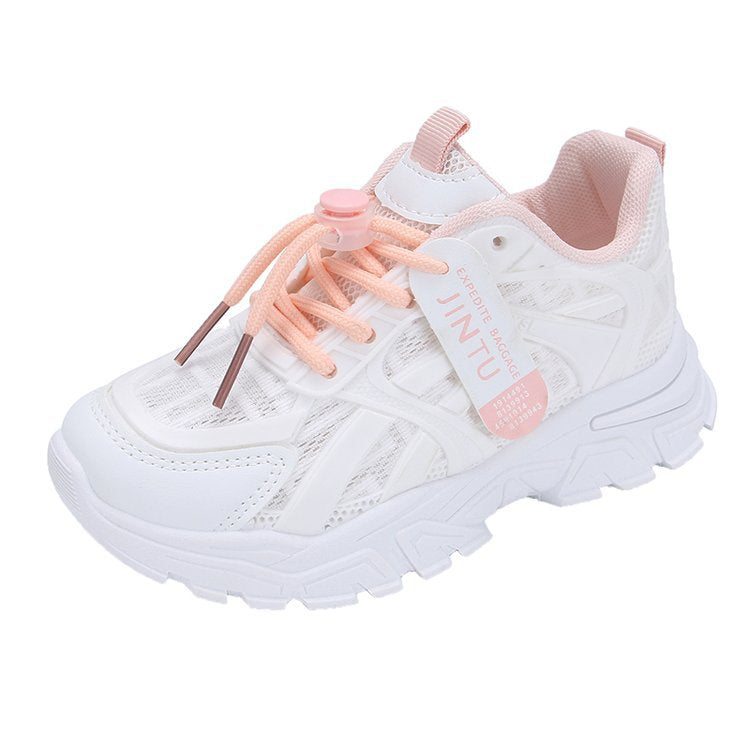 Wow, customized new little white shoes, students, classmates, boys and girls sports shoes, deodorant, comfortable and breathable running in spring and summer