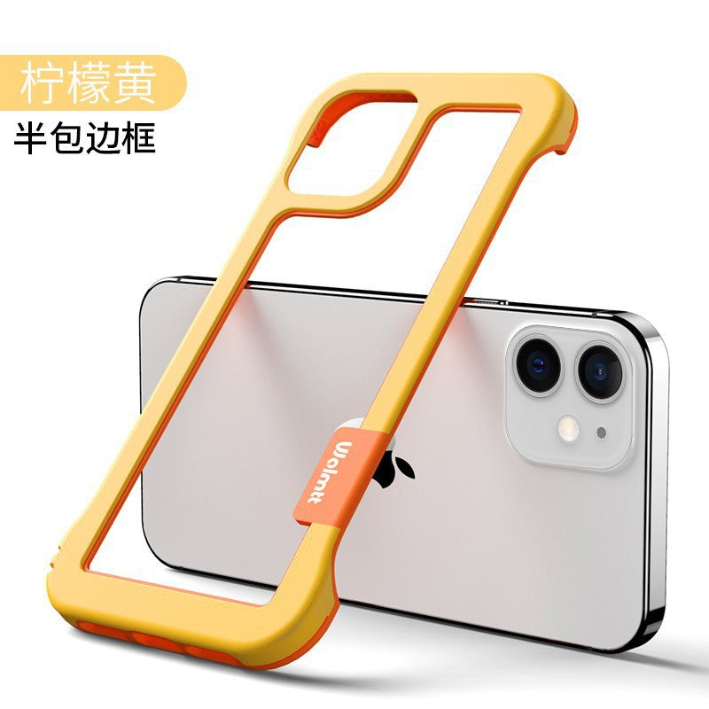 Two-color frameless heat dissipation hollow suitable for iphone15 apple 13 silicone soft edge xr wholesale mobile phone case 16