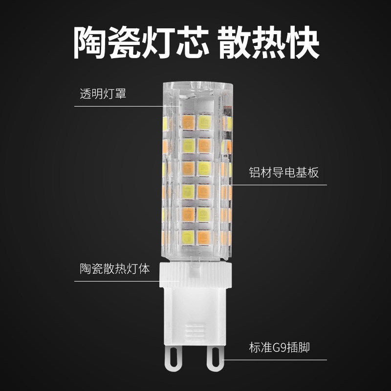 Led g4 bulb - super bright pin-in-pin led light source - small light bulb g9 crystal lamp corn bulb 220v
