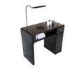 New arrival marble iron porcelain surface turbine manicure table and chair suit economical single and double multi-functional odor-free carbon steel paint