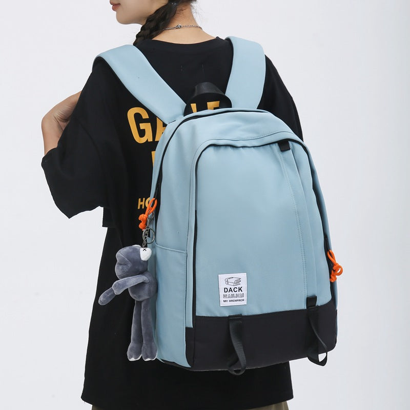 Backpack for middle school students and college students, large capacity travel bag, work clothing bag, abrasion resistant stain-resistant backpack, satchel