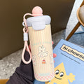 Ready-to-ship, high-demand, aesthetically pleasing floating ball water bottle. made with 316 stainless steel, this insulated tumbler is perfect for students. large capacity, cartoon-style, and irresistibly cute