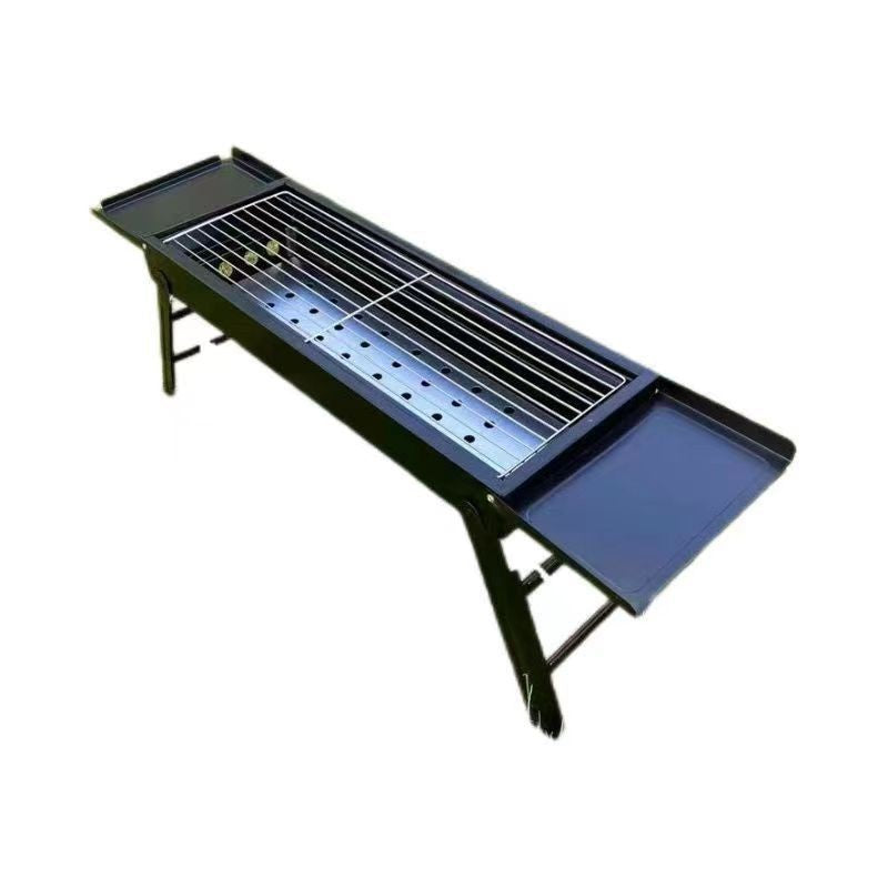 Bbq grill for homebbq grill outdoor foldable portable small barbecue stove charcoal carbon grill rack tool kebabs