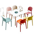 Scandinavian modern casual plastic chair for home backrest dining chair casual study chair stool restaurant chair scandinavian style