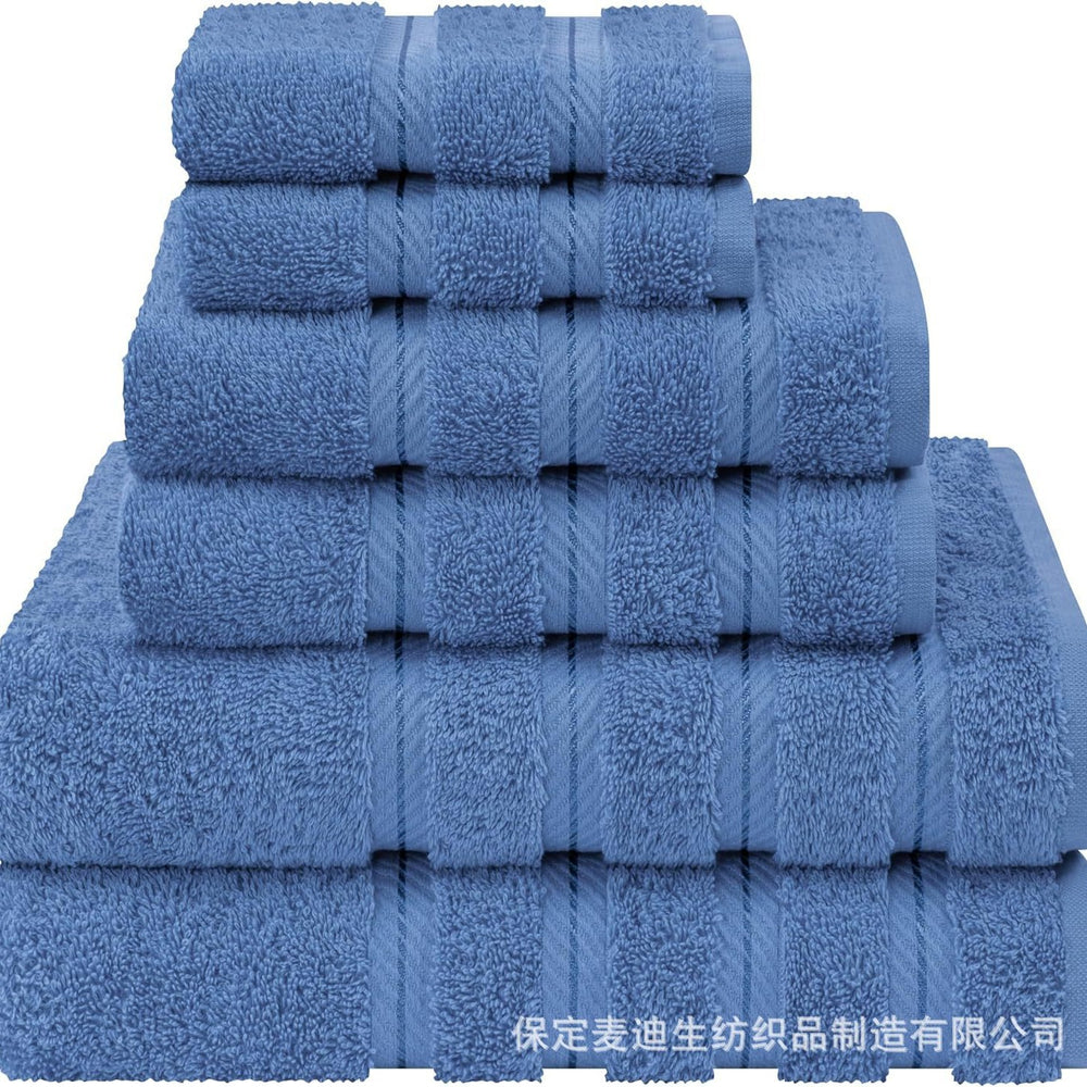 6pcs purple towel set 1 bath towels 1 hand towels 1 towel suit