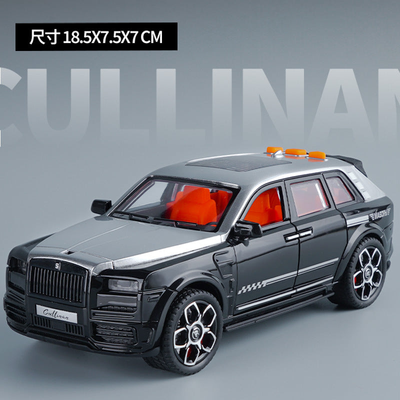 Kids' realistic inertia off-road vehicle model - doors open, lights & music - inertia toy car - cross-border hot seller