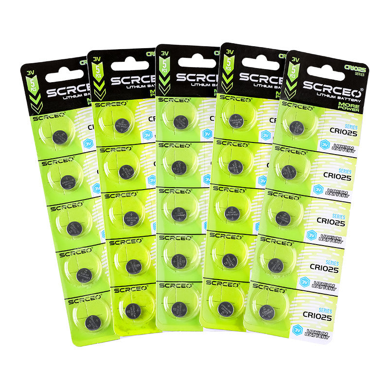 Wholesale 3V button battery copper wire lamp luminous gift round button type lithium manganese battery CR1025 button battery