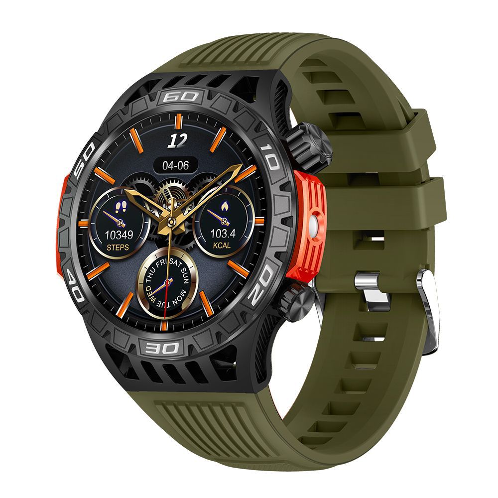 Ht22 smart watch: bluetooth calling, heart rate & blood pressure monitoring, fitness tracking, tech-infused touchscreen smart bracelet