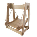 Cat hanging basket solid wood cat nest cat swing dog nest pet hammock dog cradle sleeping nest hemp rope hanging nest dog rocking bed