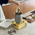 oil filter pot 304 stainless steel for home with filter large capacity oil storage jar oil filter handy gadget fryer