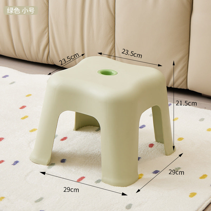 Plastic stool kids washbasin step stool for homethickened small stool adult non-slip stool shoe changing stool low stool