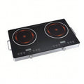Semi-microcrystalline electric ceramic stove double-head stove