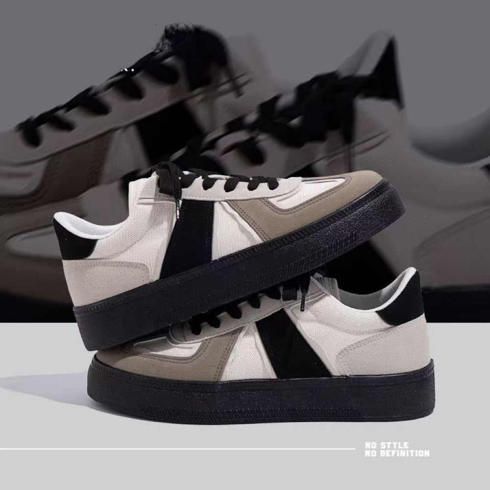 Panda german army trainers (gats) for men, spring 2026 collection: thick-soled, height-increasing, athletic casual sneakers - versatile and trendy footwear