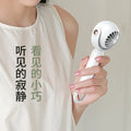 New arrival small sweet handheld fan for home desktop usb fan outdoor hiking buckle portable fan wholesale