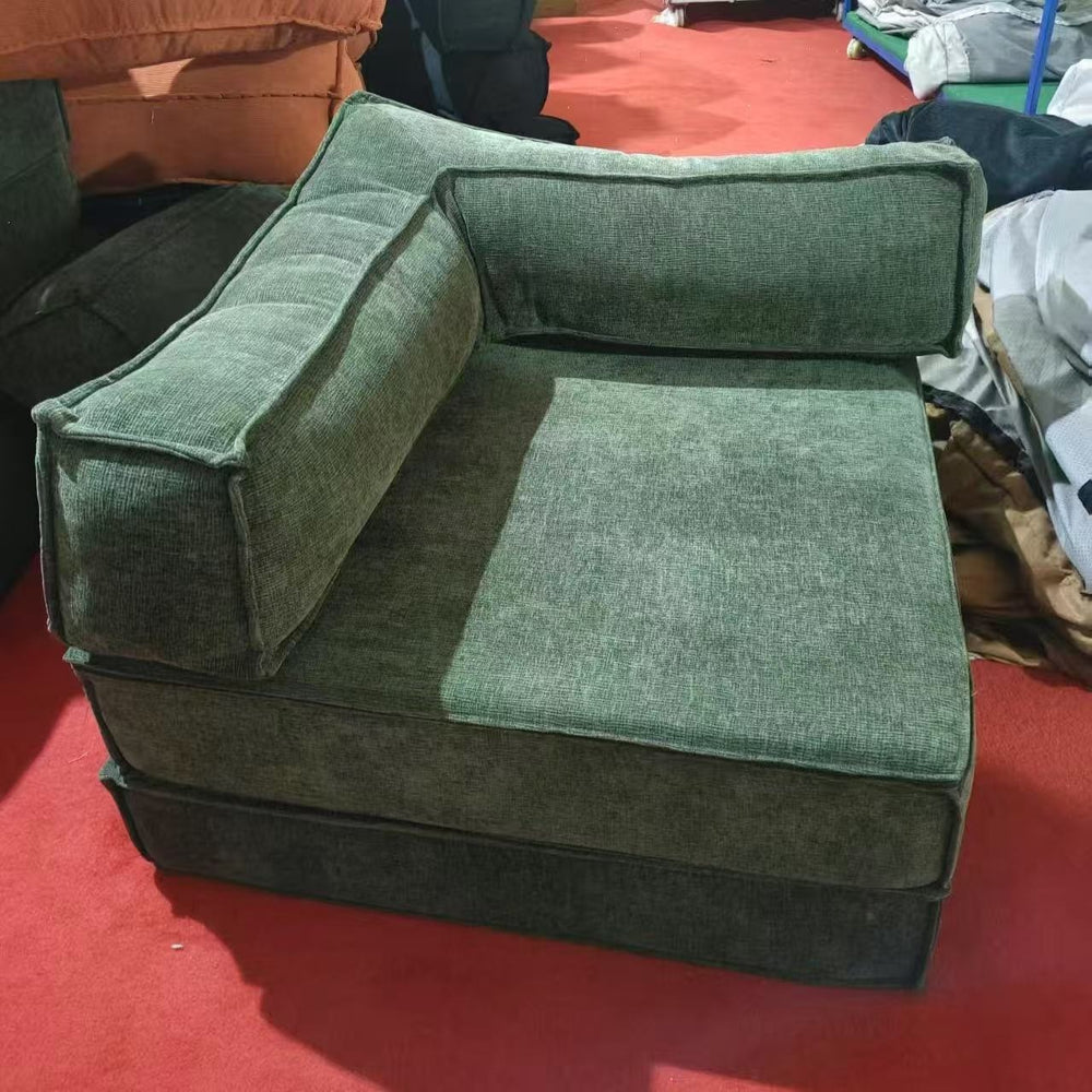 Sofa living room fabric casual small apartment rental house single and double reclining sofa assembled foldable dual-purpose sofa bed