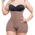 new cross-border hip-lifting and tummy-control shapewear bodysuit - buttoned mesh body shaper with open crotch and butt-lifting corset