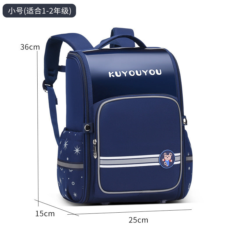 spine-protecting british style girl cartoon waterproof large-capacity k-style girl kids primary school student schoolbag wholesale