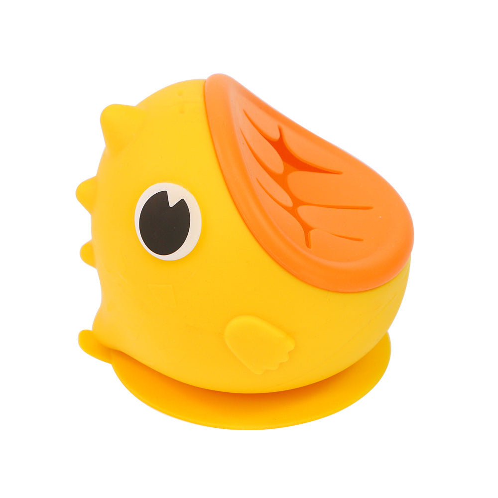 Factory direct sales, supports customization. baby food-grade silicone snack bowl, toddler food suction bowl, anti-drop baby bowl