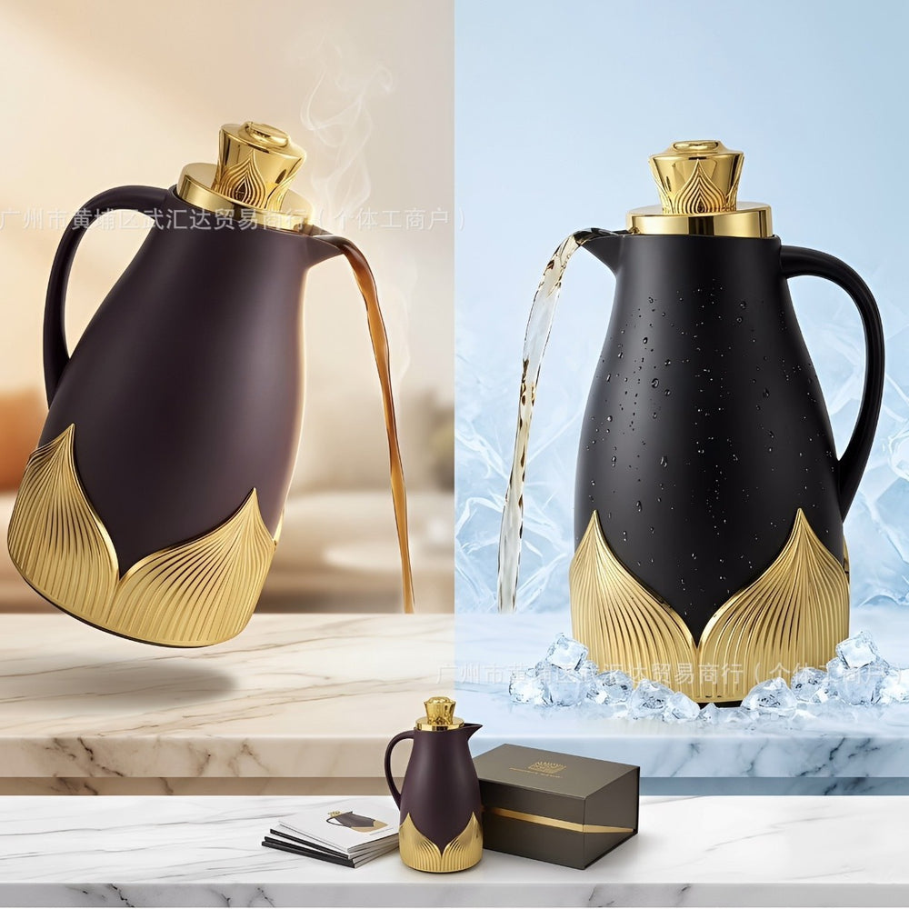 Dropshipping cross-border factory 1.5l insulated kettle - household thermos for hot water - middle eastern thermos bottle - glass liner vacuum flask