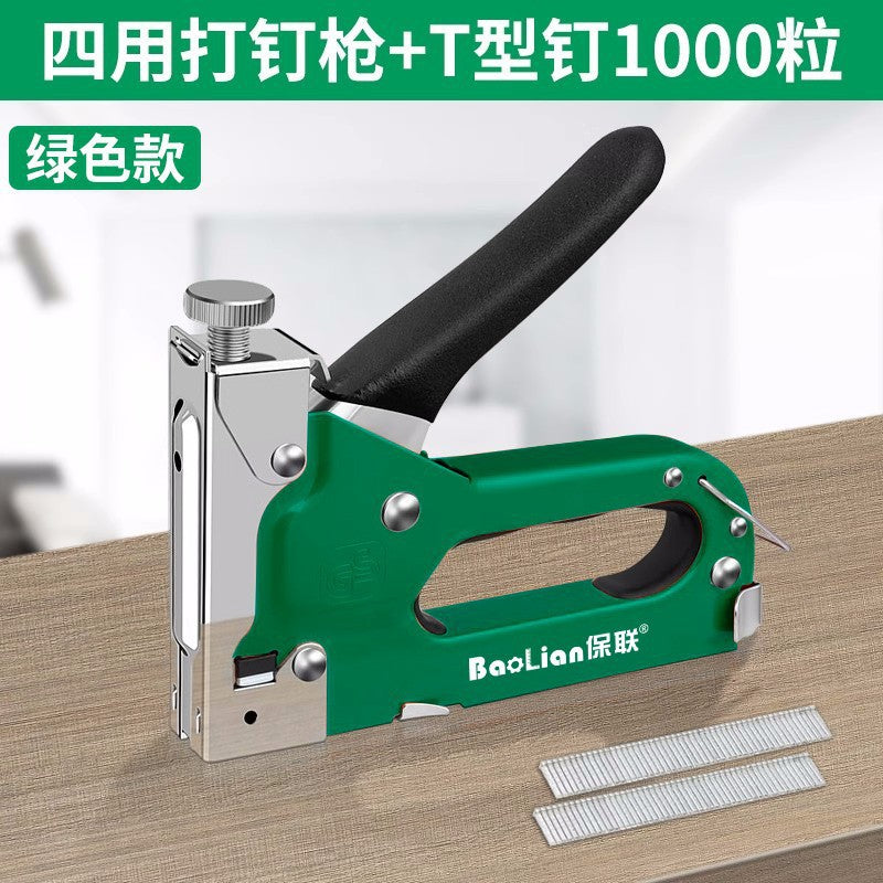Manual air nail gun code nail gun steel nailer special wire trough artifact straight nail martin for home woodworking tools
