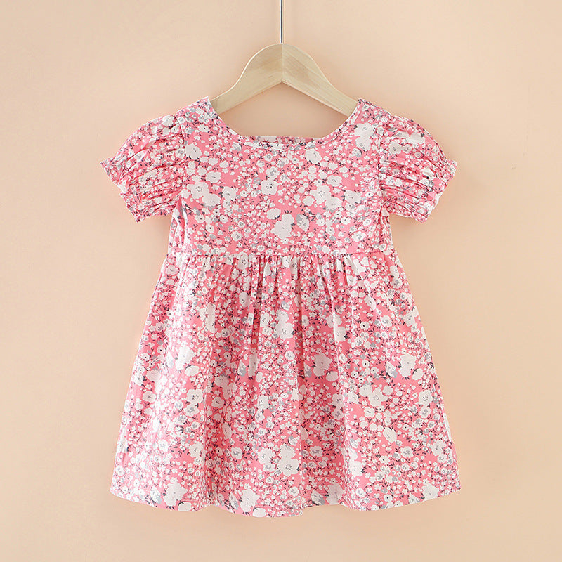 princess dress girls' dress summer korean style baby girl children's clothing wholesale street vendor kids' dress