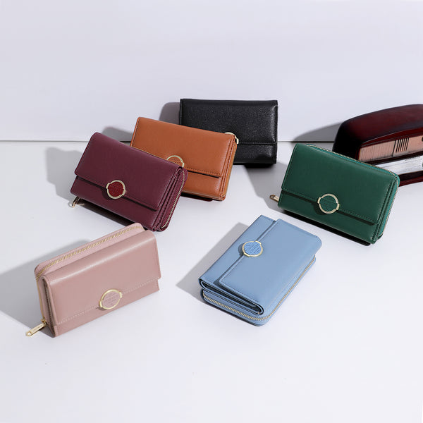 Perfect for you, new women's wallet, short 30% off multi-card fashionable Korean version of pu change bag.