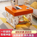 Stainless steel warming table - foldable square heating table for home, winter foot warmer, office foot warmer
