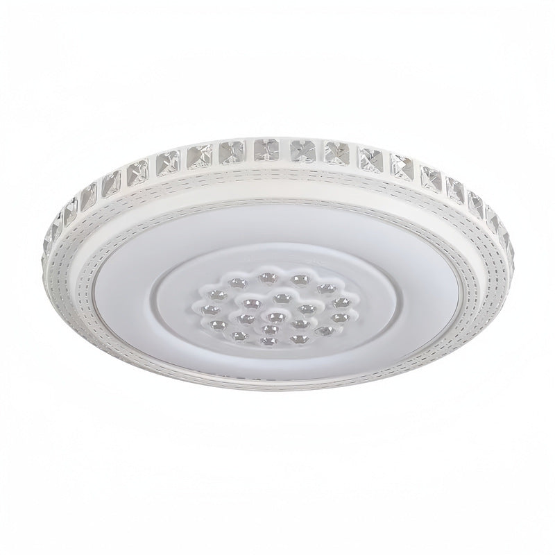 Living room light simple modern round atmosphere led ceiling light crystal bedroom light dining room lighting household lighting