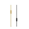 Outdoor wall light waterproof linear pathway lamp modern minimalist exterior wall sconce villa exterior wall light doorway light