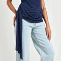 women's summer halterneck backless sleeveless top, featuring side ties, ruched waist, slimming fit, and a spicy girl vibe