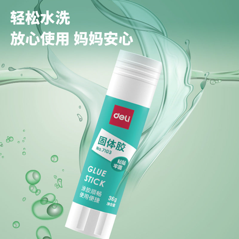 Deli Stationery 7101/7102 Solid Glue 21g High Viscosity Children's Handmade Glue Office Medium Glue Stick Wholesale