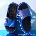 Slippers men's home bathroom non-slipdeodorizing filter wholesale outwearthick sole shit feeling cool slippers home new spring and summer