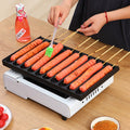 Sausage machine roadside stall commercial crispy starch sausage roasting machine night market stall cassette stove sausage plate mold aluminum alloy