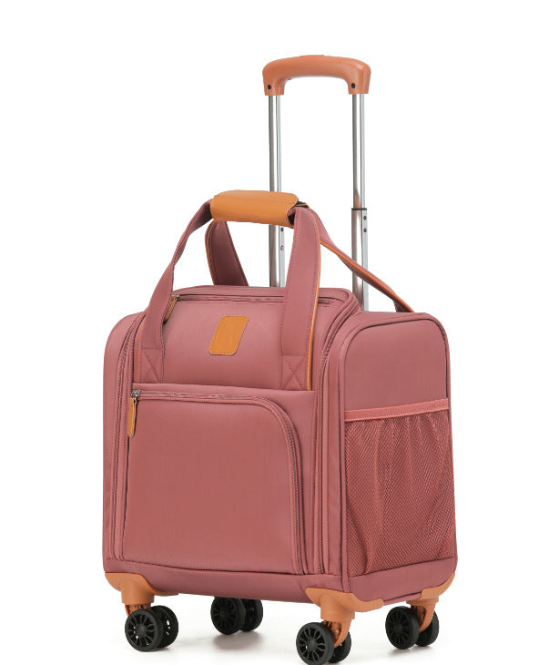 Oxford cloth suitcase 16 inch small boarding case children's trolley case wear-resistant canvas bag waterproof travel bag
