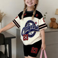 wholesale girls' short-sleeve and shorts sets, fashionable spring, summer, and autumn outfits for girls