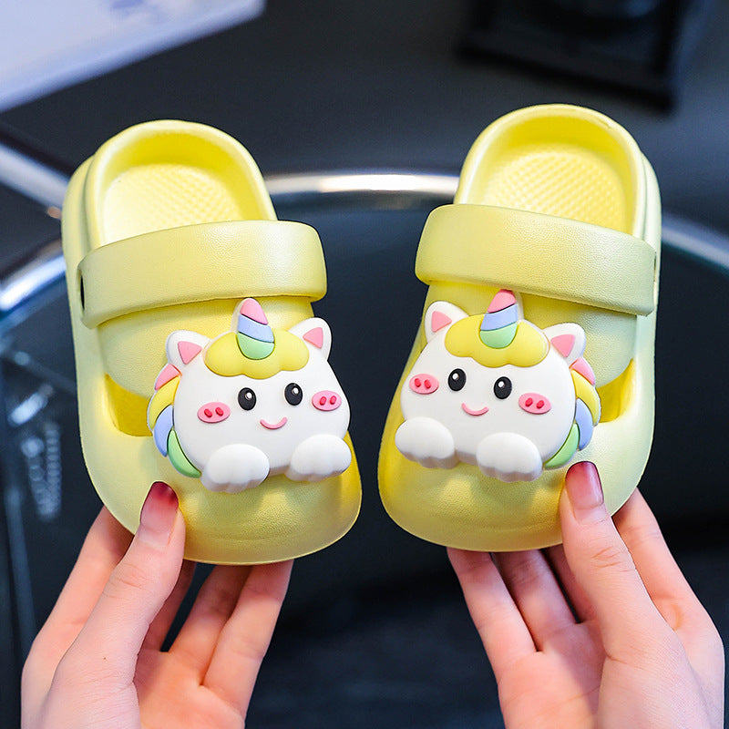 Girls' summer baby sandals infant toddler clogs beach shoes outdoor indoor slippers