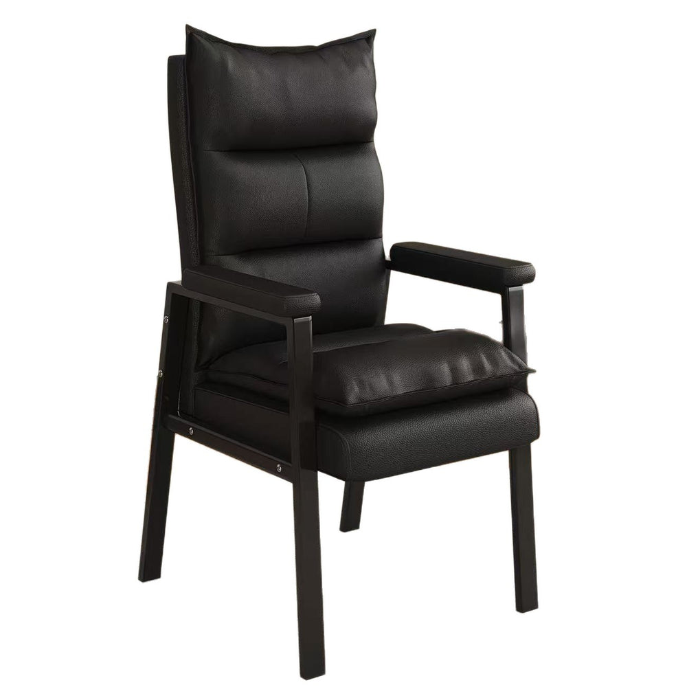 Mahjong chair for playing mahjong, backrest for chess and card room, plaid, long-sitting conference stool, mahjong parlor, for home office chair