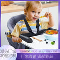 Kids dining table and chairs table side chair baby foldable chair multi-functional chair portable dining chair baby travel buffet chair