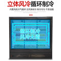 Air curtain cabinet commercial supermarket convenience store fruit shop large capacity air-cooled fruit and vegetable beverage refrigerated air curtain display cabinet