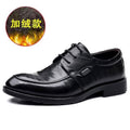 Leather shoes for men, business formal wear, k-style british style, live broadcast casual leather shoes, youth work, groom, wedding, trendy leather shoes