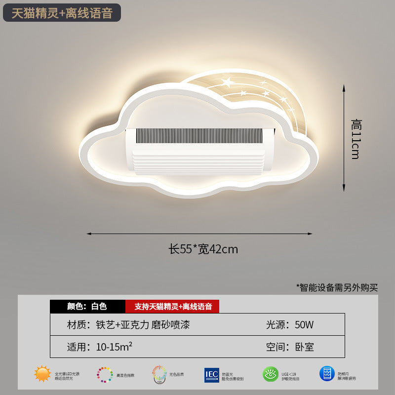 [Strict selection] 2025 new led ceiling light simple intelligent voice headlight whole house package combination dimming