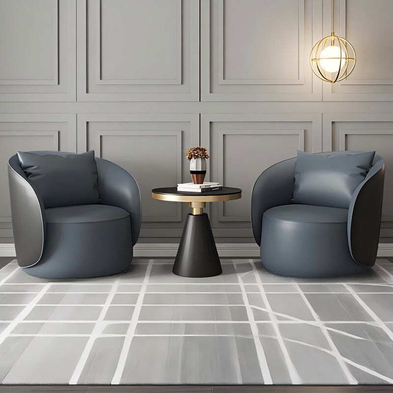 Luxury hotel sales office reception single sofa chair modern minimalist beauty salon club casual table and chair set