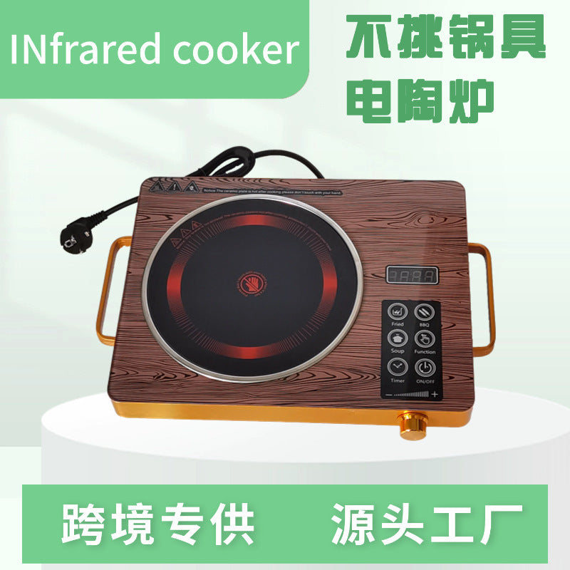 Household smart electric ceramic cooktop multifunctional 2000-3500w electric stove export us plug 110v eu plug uk plug