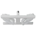New e7 screw double row h ceiling fan light remote control 8 degree adjustable angle three-color light led silent fan light