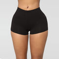European and american sexy tight butt-lifting yoga shorts women's butt lift workout shorts export training fitness sports 3/4 length shorts
