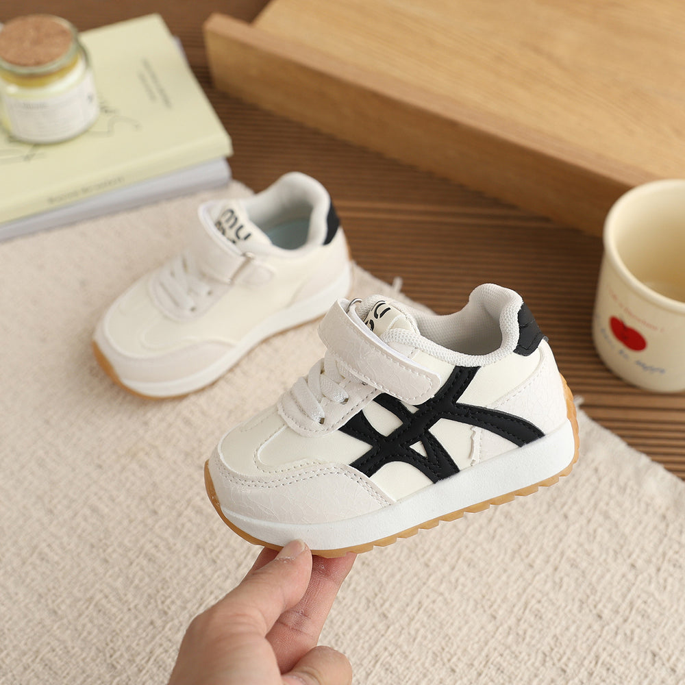 Vancahao girls' lightweight breathable running shoes,  spring/autumn new korean style children's casual shoes, boys' agnes shoes