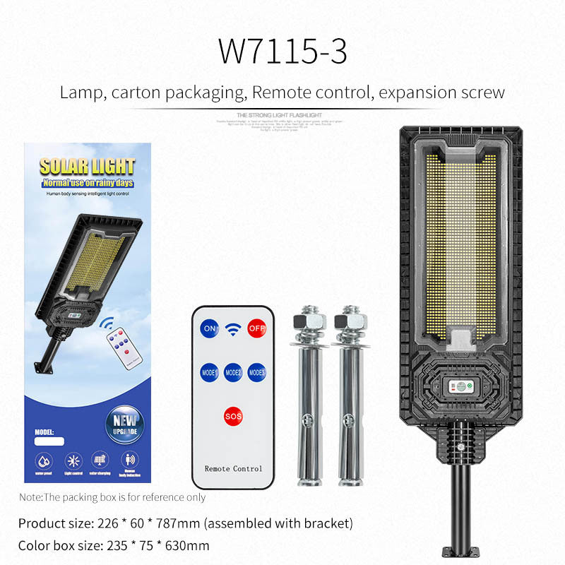 2025 new outdoor lighting solar street light human body induction road engineering lighting new garden light