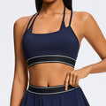 outdoor spring and summer yoga skirt lined fashion tape quick-drying sports skirt women's golf tennis skirt tennis skirt
