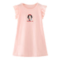 girls' summer dress: new stylish children's clothing, kids' short-sleeve skirt, summer long t-shirt dress, dropshipping available