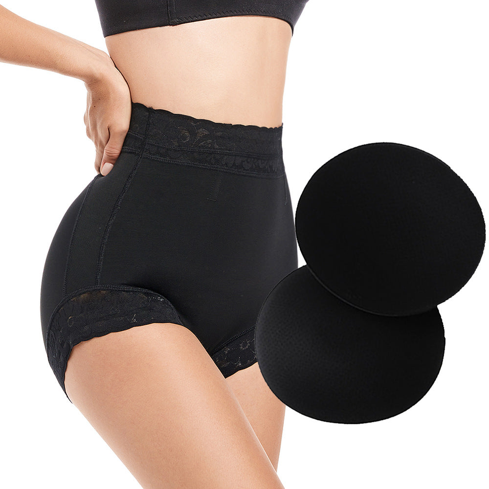 Big butt butt pad waist shaping pants waist tightening legs triangle hip enlargement butt lift belly tightening waist fake butt underwear women's buttocks